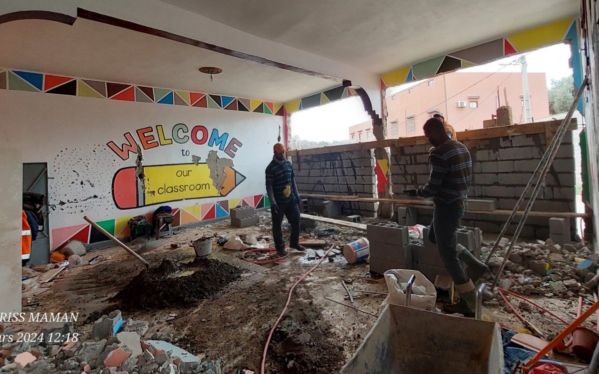 reconstrucción escuela terremoto Marruecos | Jovesólides