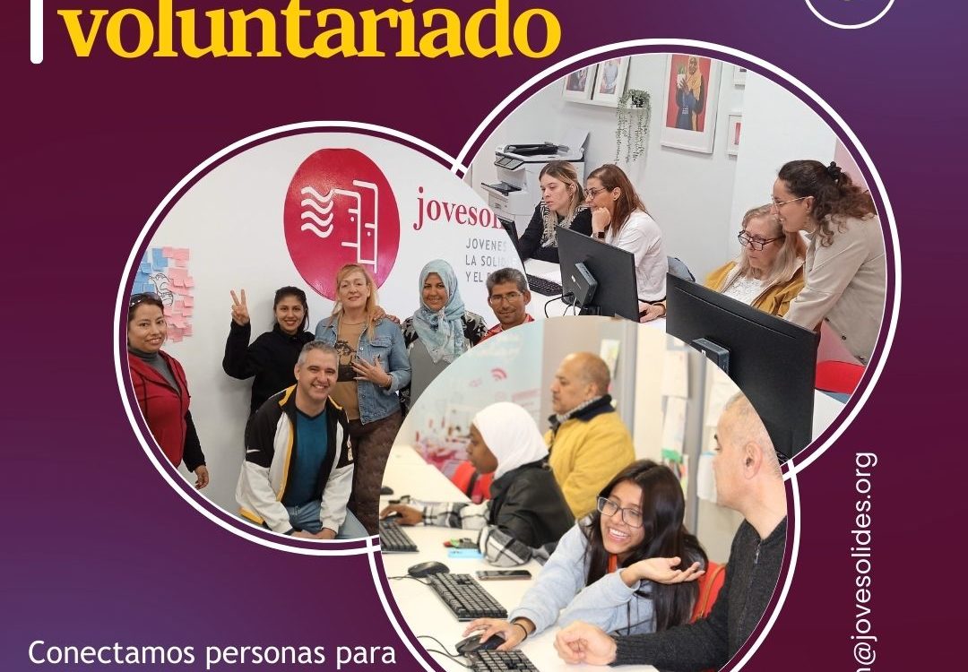 Únete a la red de voluntariado en Valencia, Paterna y Elche para transformar el mundo | Red Espai TIC | Jovesólides